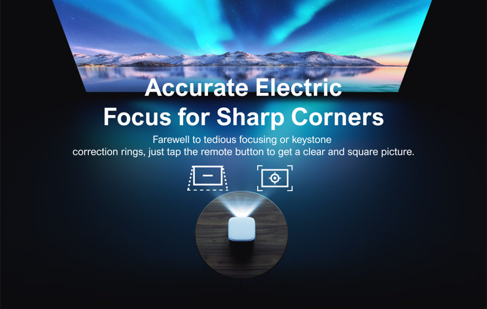 Proyector Portátil ULTIMEA Apollo P10, 300 ANSI, Decodificación 1080P, Nativo 720P, WiFi 2.4GHz/5GHz