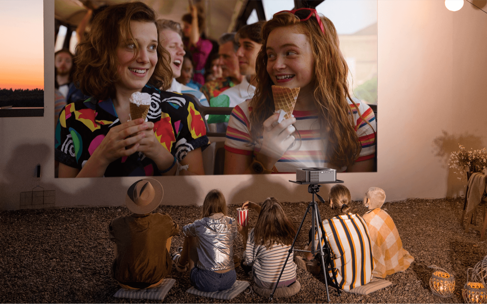 Proyector LCD Ultimea Apollo P40 nativo de 1080P