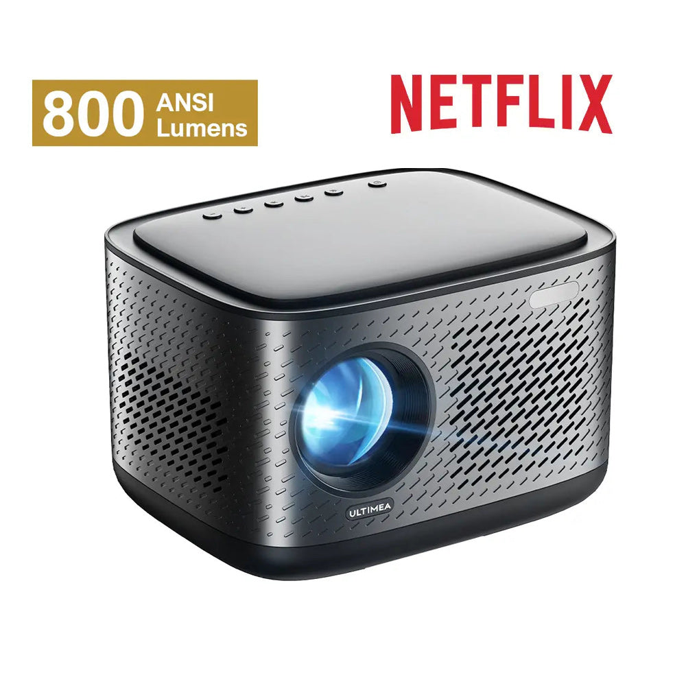 [Netflix 1080P] Ultimea Apollo P50 Projector, 800 ANSI, Native 1080P, Dolby Audio, Auto Screen Adaptation, Auto Focus, Object Avoidance, WiFi 6, Bluetooth 5.3