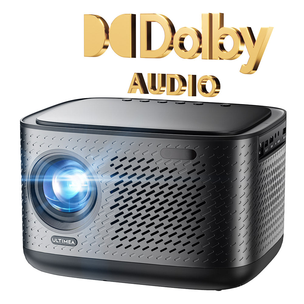 Proyector Ultimea Apollo P50, 800 lúmenes ANSI, resolución nativa 1080P, audio Dolby, adaptación automática de pantalla y evitación de obstáculos, WiFi 6, Bluetooth 5.3