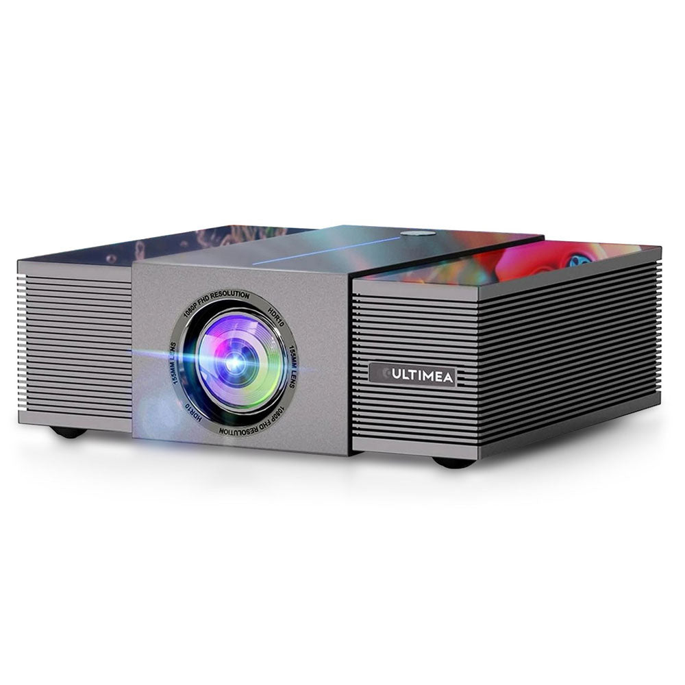 Ultimea Apollo P60 Projector, 900 ANSI Lumens, Fully-enclosed Optical Engine, Native 1080P, 30W Speaker, 4K Decoding, Auto Focus &amp; 6D Auto-keystones, Bluetooth 5.3