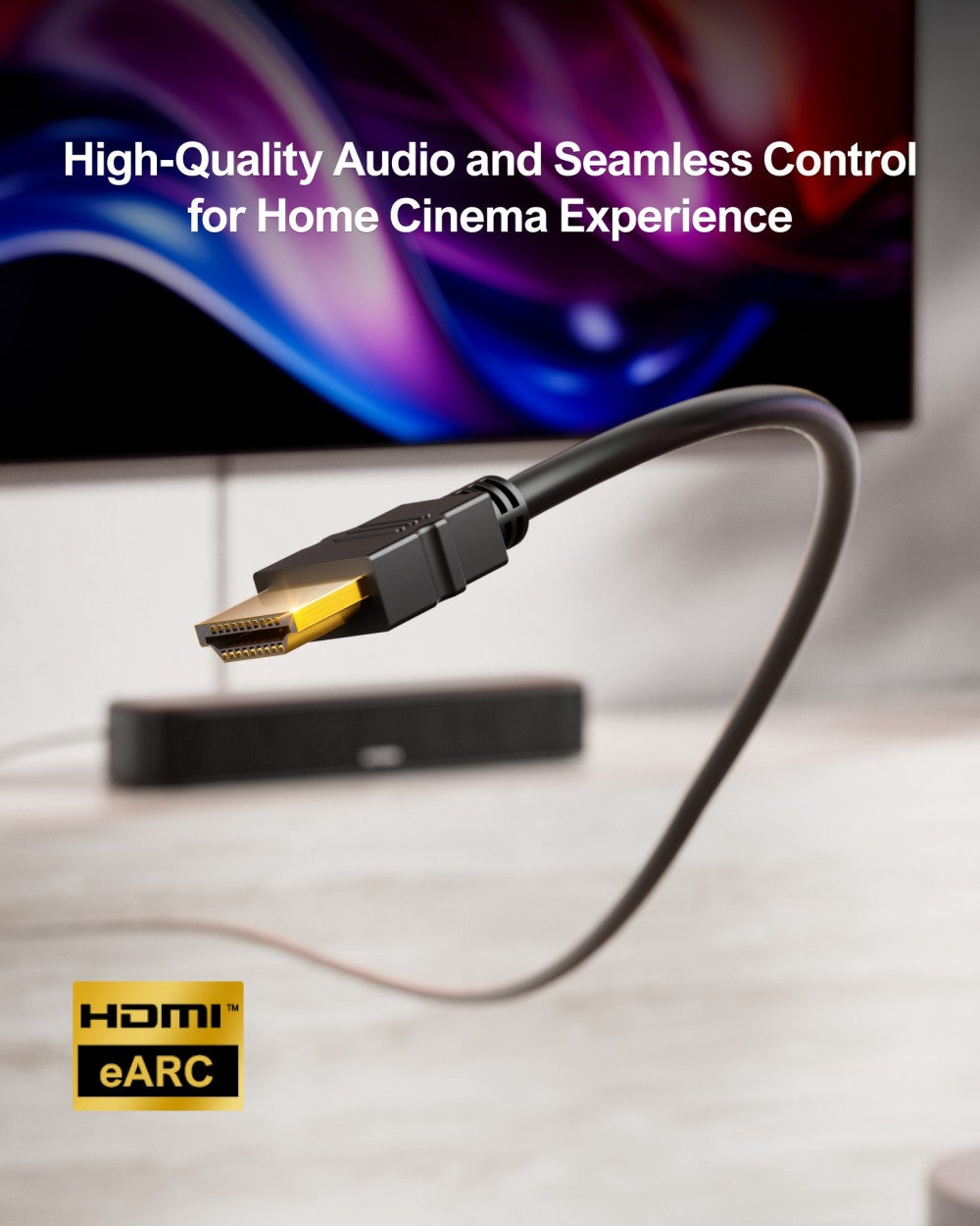 Barra de sonido ULTIMEA Aura A50 Pro 5.1, Dolby Atmos, sistema de sonido envolvente para TV, control por aplicación, 2 altavoces envolventes, HDMI eARC/OPT/AUX/BT