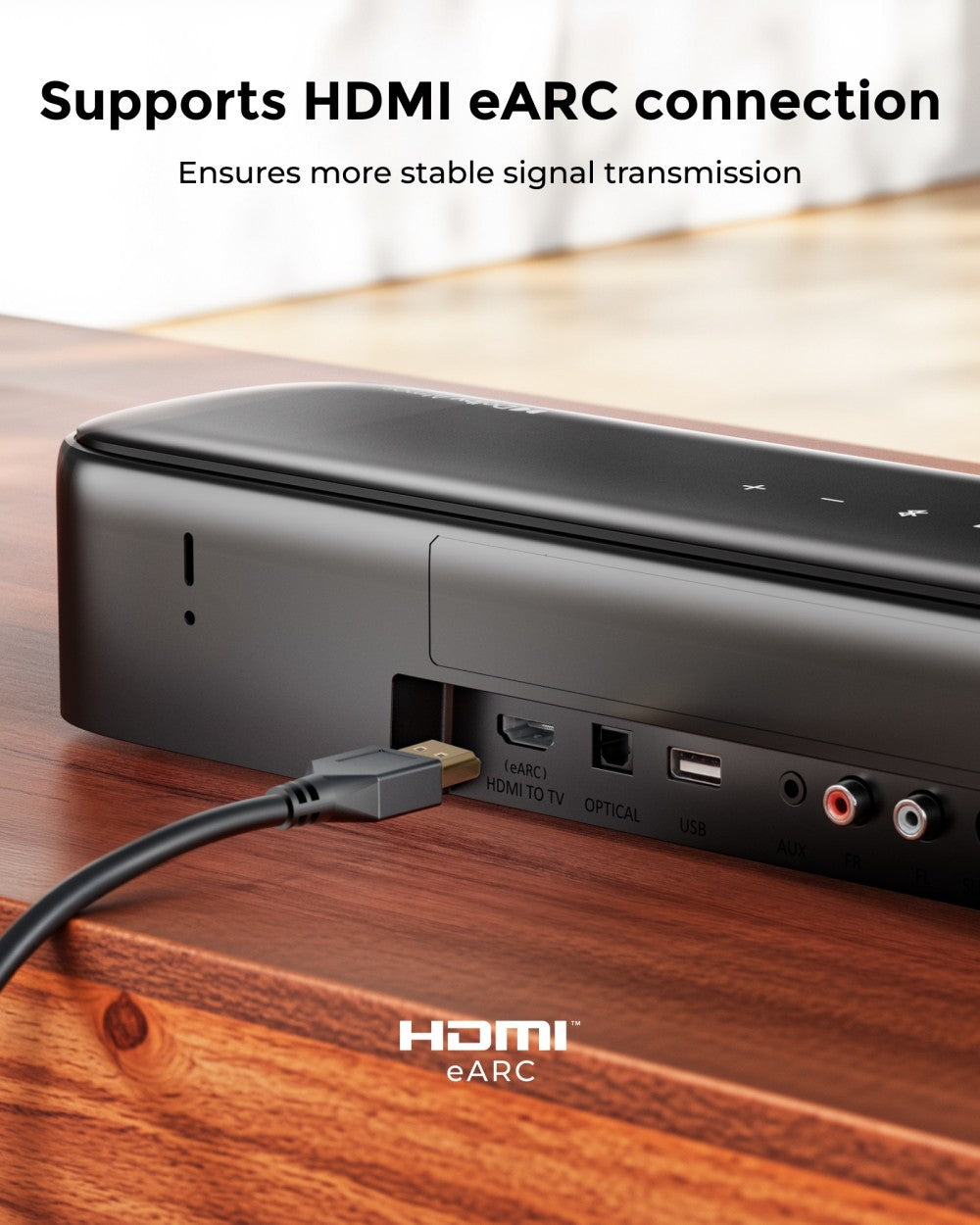 Barra de sonido ULTIMEA Aura A60 7.1, aplicación inteligente y control por voz, tecnología BassMX, potencia máxima de 350 W, HDMI eARC, 4 altavoces envolventes, para Smart TV.