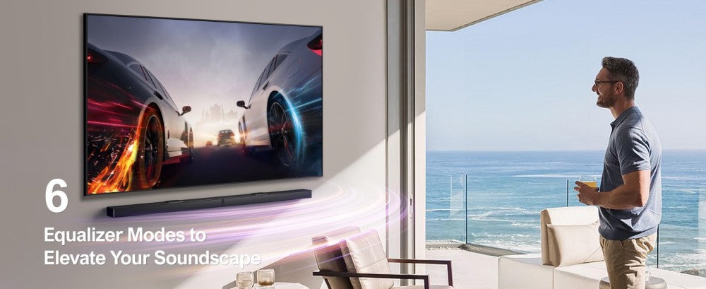 Kit de altavoces con barra de sonido y subwoofer Ultimea Nova S90 7.1.4, Dolby Atmos, potencia máxima de 740 W, paso de señal 4K HDR, 6 modos de ecualizador.