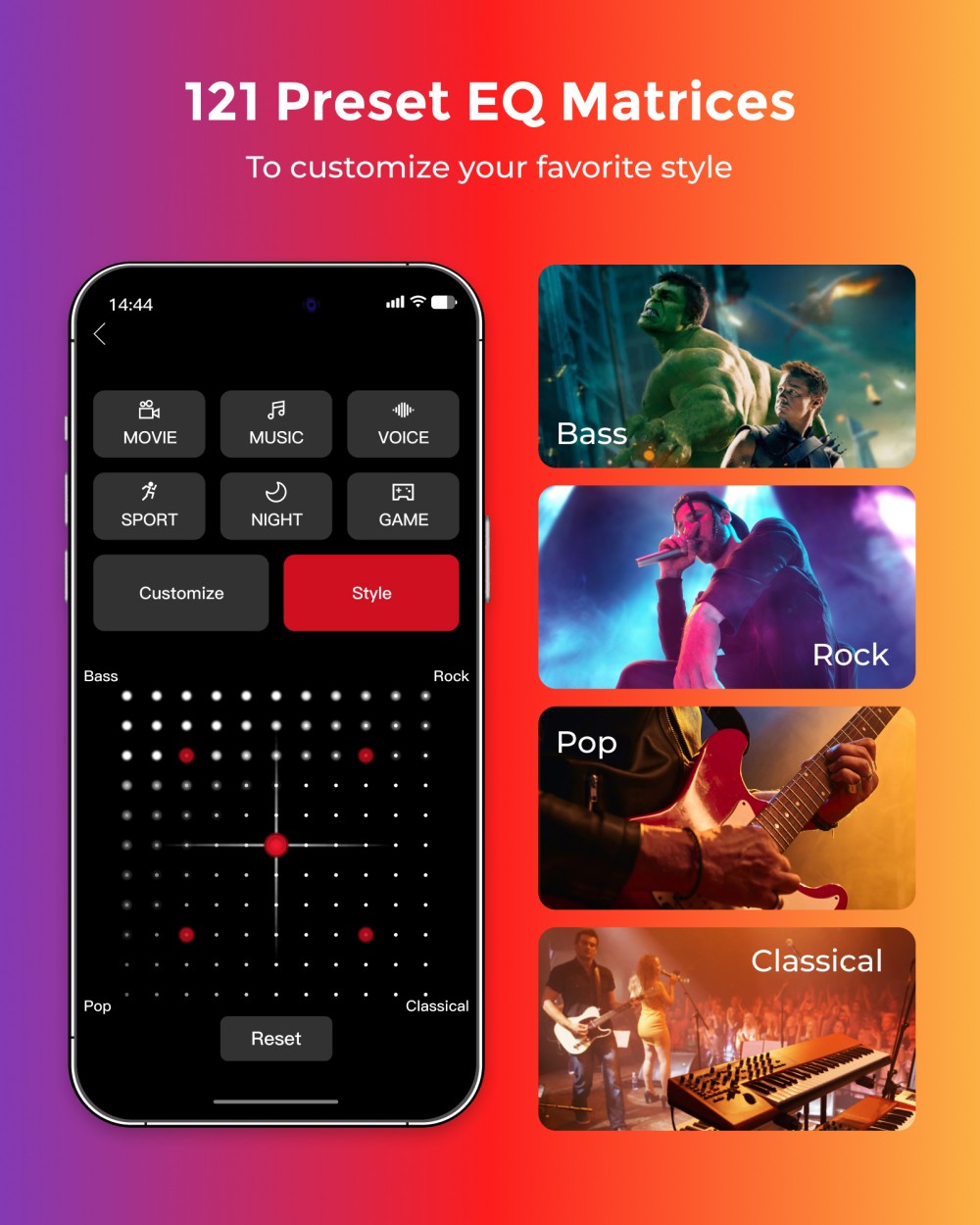 ULTIMEA Apollo S80 5.1 Soundbar, Smart APP Control, Dynamic Lighting Effects, RGB Light & Brightness Adjustment, 121 Preset EQ Matrices, Detachable Design
