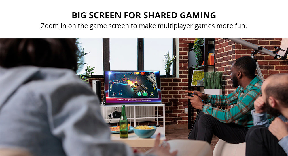 UPERFECT UMax22 22-inch Portable Monitor, 60Hz Refresh Rate, 2560*1440 IPS Screen, 100% sRGB, FreeSync, Built-in Speakers, Driver Free, HDR, Low Blue Light, 180° Adjustable Stand, 2*USB-C, 1*Mini HDMI, 1*Micro USB-B OTG, 1*Audio Jack - EU Plug