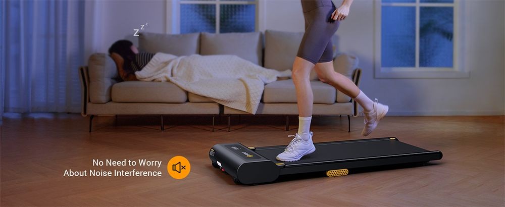 Cinta de correr UREVO URTM022 Spacewalk 1 Lite, velocidad máxima 1-6 km/h, área para caminar 102,4*40 cm, carga máxima 120 kg, control remoto.