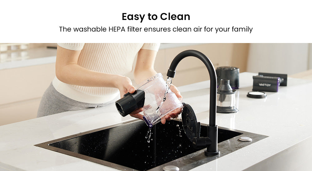 Aspiradora sin cable Vactidy V8 Pro, potente succión de 25 kPa, sistema de filtración ciclónica, depósito de polvo de 500 ml, pantalla táctil LED, cabezal de cepillo giratorio de 180°, 35 minutos de autonomía, diseño autoportante.
