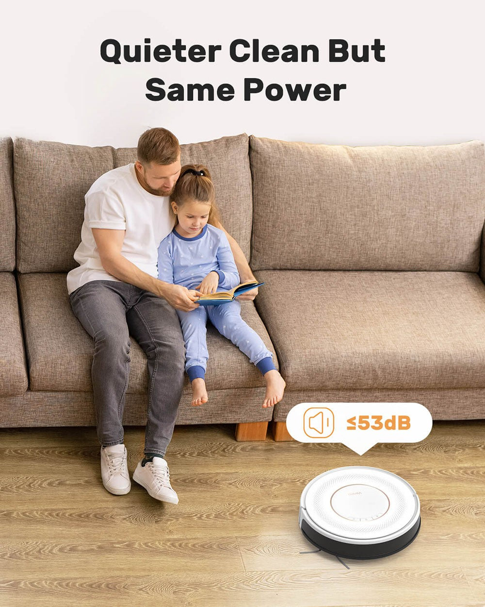 Robot Aspirador Verefa V60 Pro, Autovaciado, Succión 3200Pa, Bolsa de Polvo de 2L, Limpieza Silenciosa, Navegación Inteligente 2.0, Autonomía Máxima de 150 Minutos, Control por APP/Remoto - Blanco