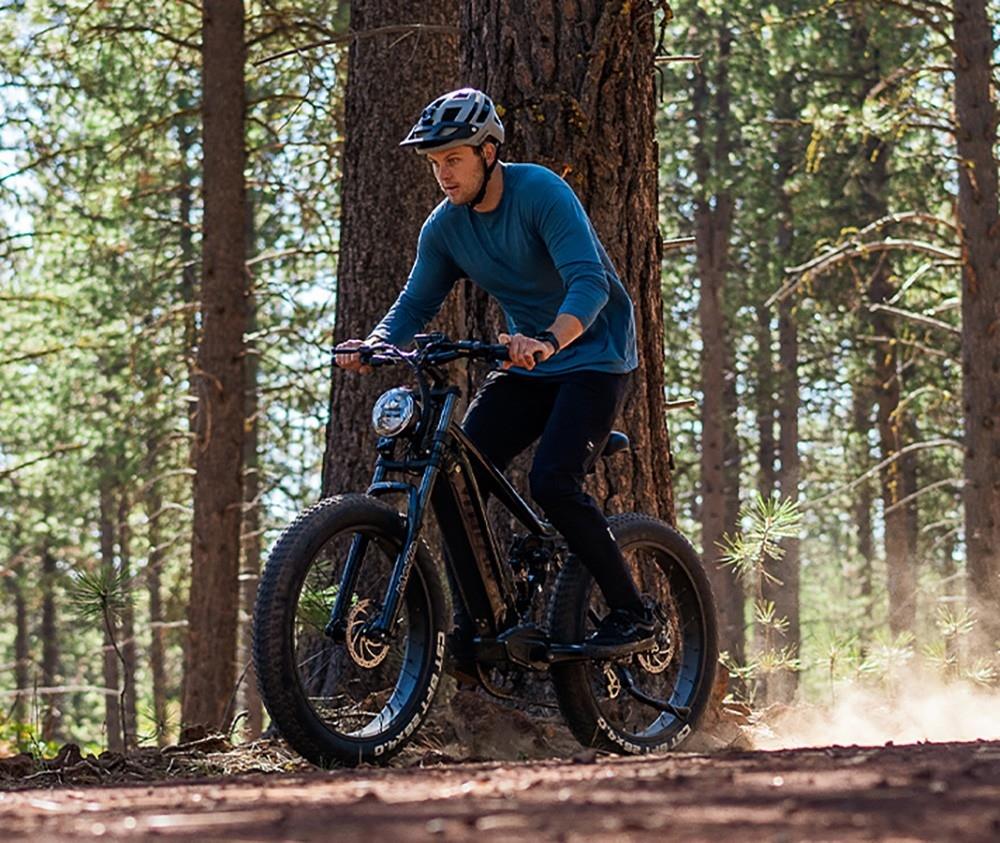 Vitilan T7 Mountain Electric Bike, 26*4.0-inch CST Fat Tires 750W Bafang Motor 48V 20Ah Battery 28mph Max Speed 80miles Max Range Backlit LCD Display Front & Rear Hydraulic Disc Brakes SHIMANO 8-Speed - Black
