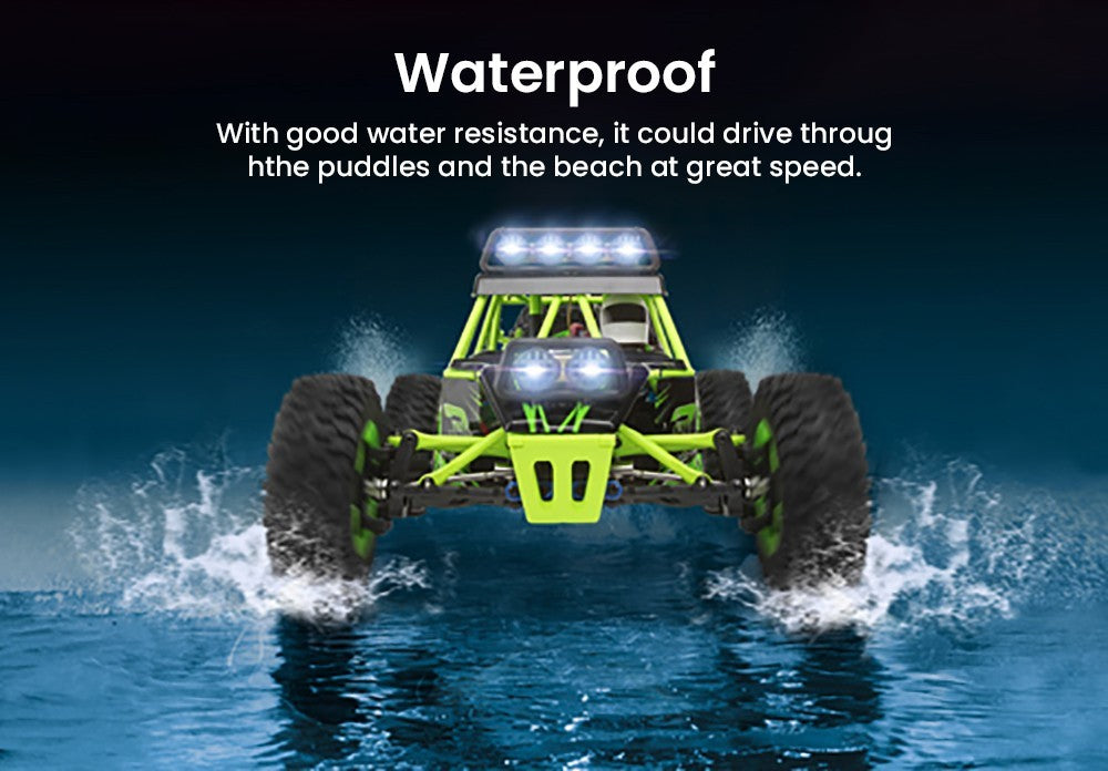 Wltoys 12427 1/12 RC-Auto im Maßstab 1:12, Geländewagen, 540er Bürstenmotor, 50 km/h Höchstgeschwindigkeit, 2 Akkus