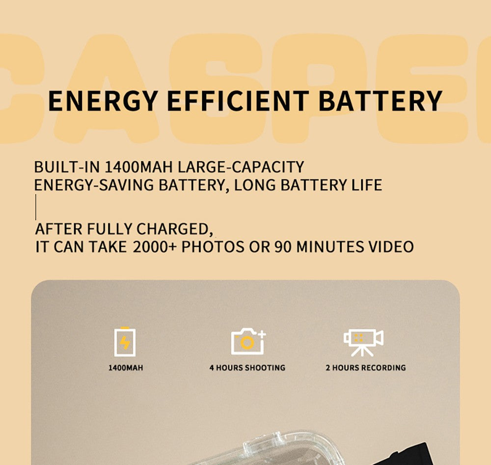 Cámara instantánea para niños WOWKIDS K27, cámaras duales delantera y trasera de 48MP, resolución 1080P, 4 filtros, tarjeta TF de 32GB, batería de 1400mAh - Rosa
