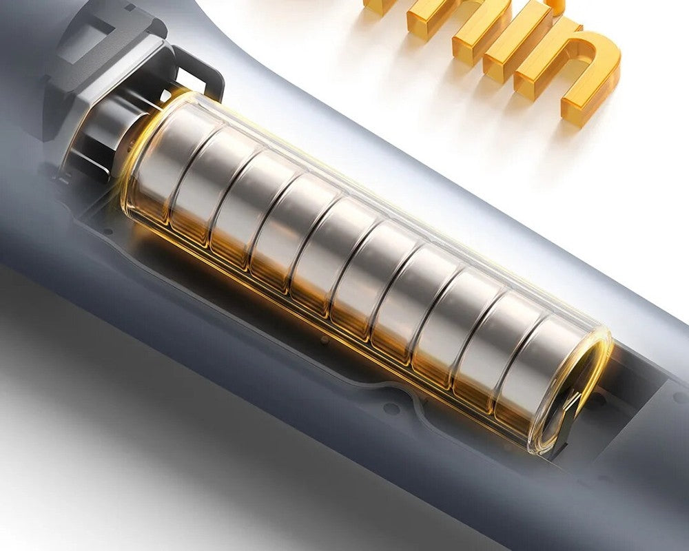 Xiaomi Mijia Haarschneider 2, wiederaufladbar, mit zwei Geschwindigkeitsstufen, Klinge aus hochfestem Material, bis zu 180 Minuten Laufzeit, Digitalanzeige und IPX7-Wasserschutz