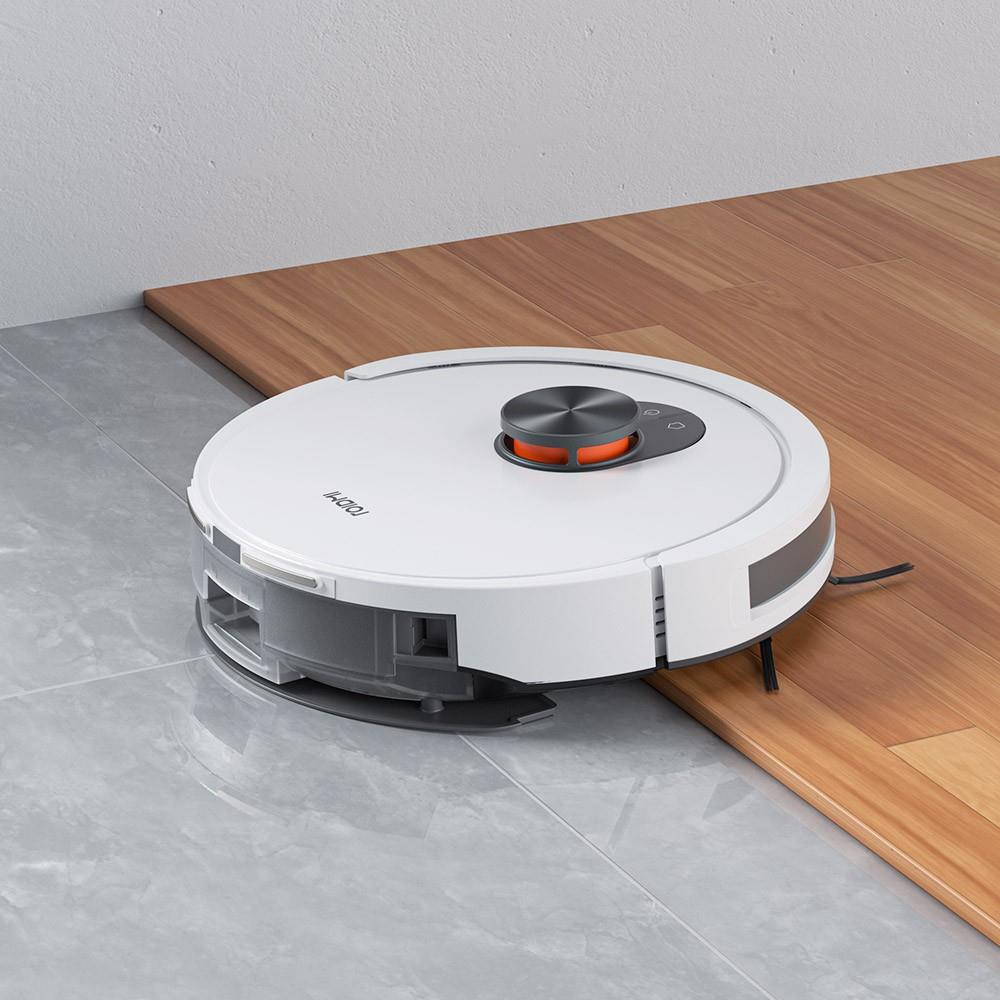 ROIDMI EVE CC Robot Vacuum Cleaner, Automatic Dust Collection, 2-in-1 Vacuuming Mopping, 3800Pa Powerful Suction, LDS Laser Navigation, 3200mAh Battery, 180Mins Runtime, 260ML Dust Box, APP Control