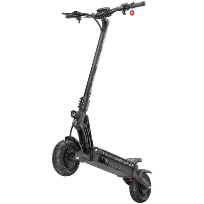 YUME HAWK Electric Scooter, 10x3.15" Tubeless All-terrain Tires 1200W*2 Motor 60V 22.5Ah Battery 70km/h Max Speed 70km max range Hydraulic Disc Brake 126kg Max Load APP Control - Black