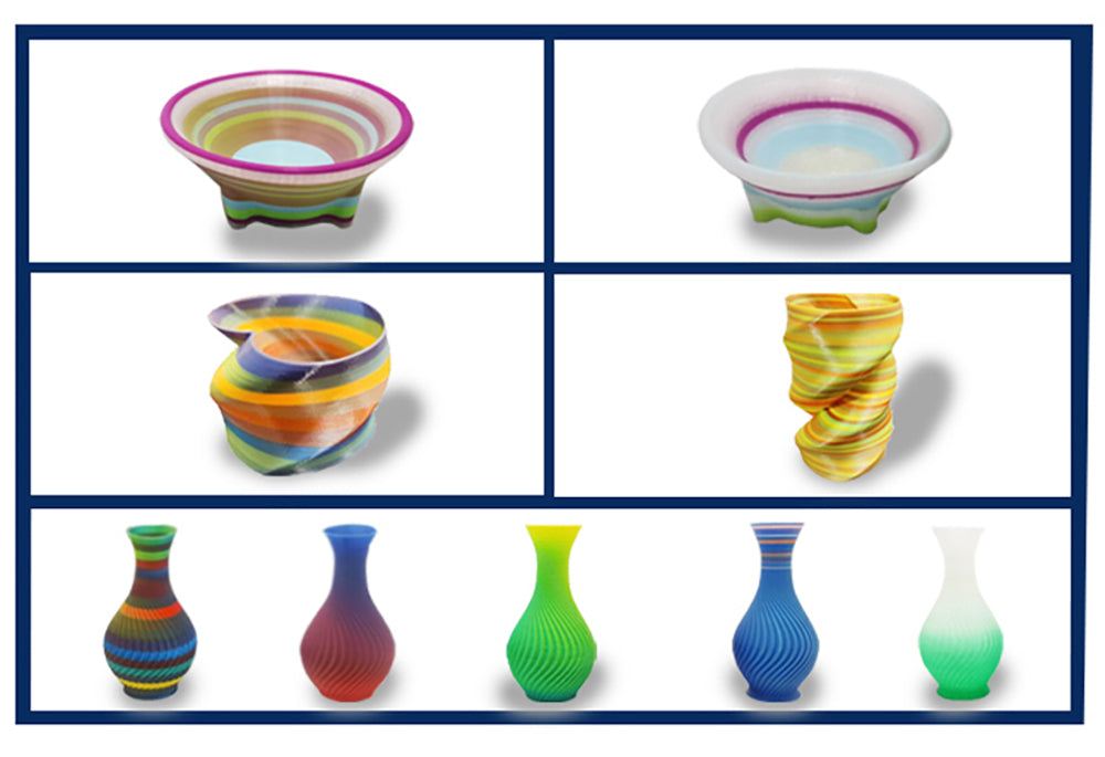 Conjunto de Hotend de Mezcla de Colores ZONESTAR M4V6 4 en 1, con Boquilla de Cabezal de Impresión de Cuatro Colores, para Impresora 3D Serie Z9V5